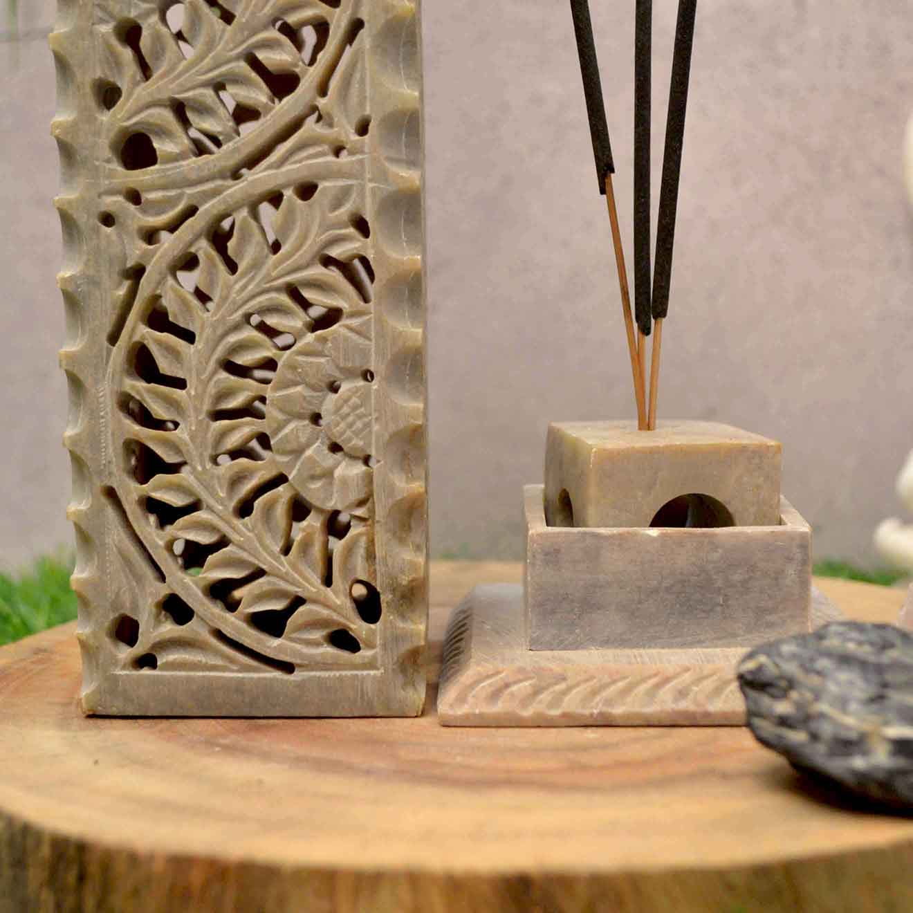 Warna Marble Incense Sticks Holder (Marble)