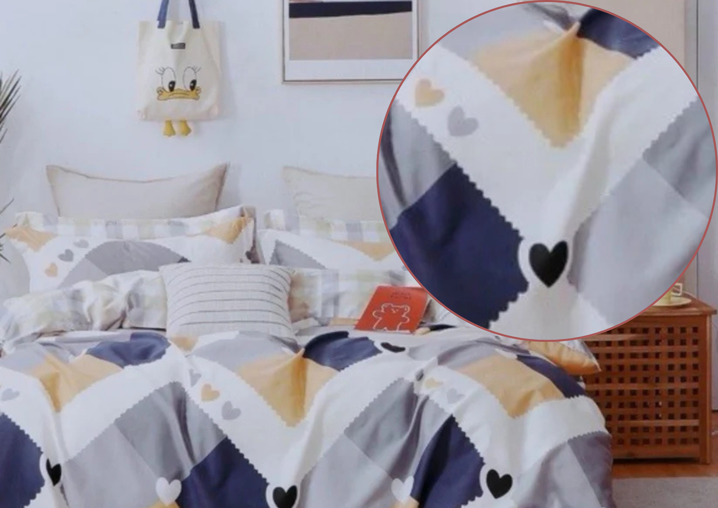 Ventoriaxen Premium King Size Bedsheet (108" x 108") - 400 TC