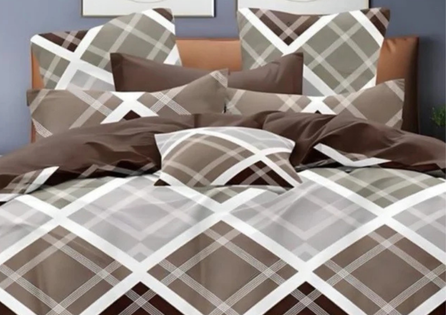 Aurenise Premium King Size Bedsheet (108" x 108") - 400 TC