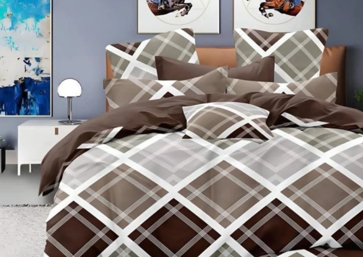 Aurenise Premium King Size Bedsheet (108" x 108") - 400 TC