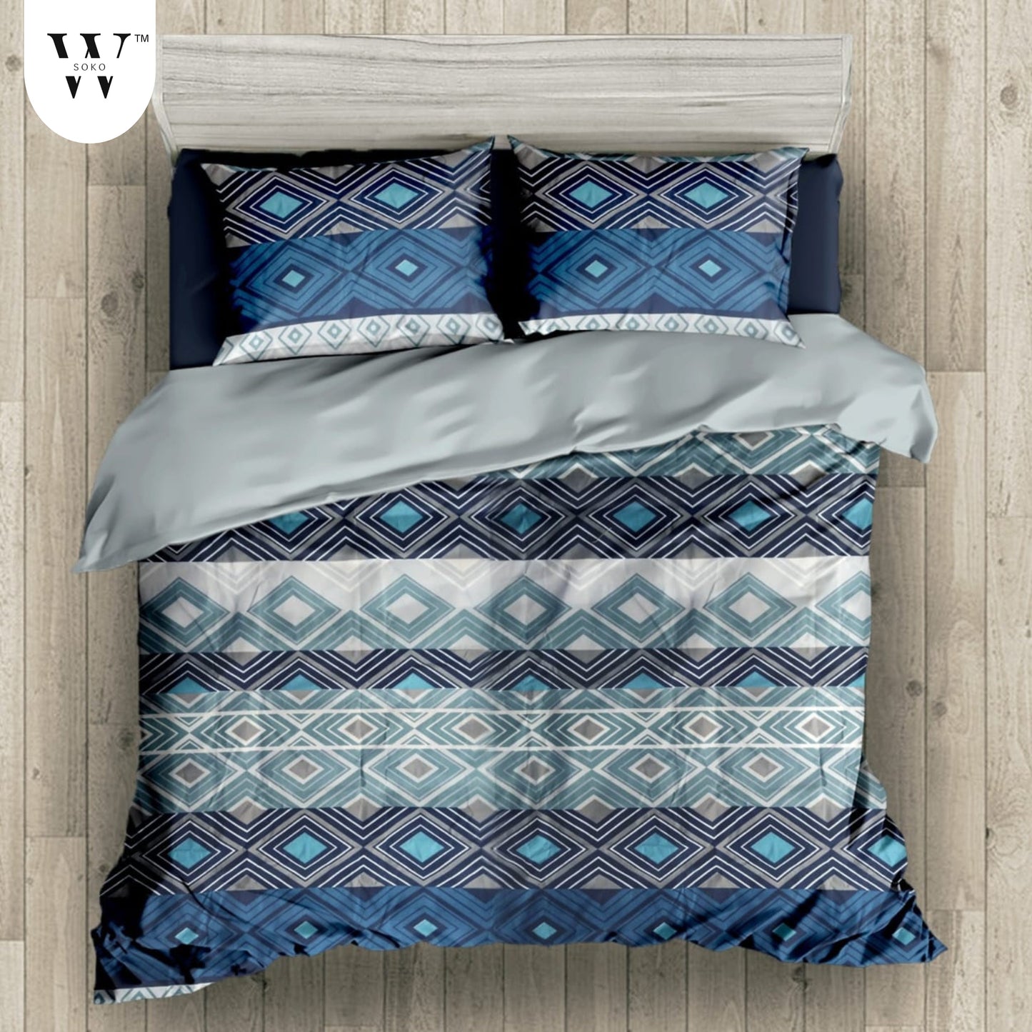 Belloriah Premium Single Bedsheet (60" x 90")- 144 TC