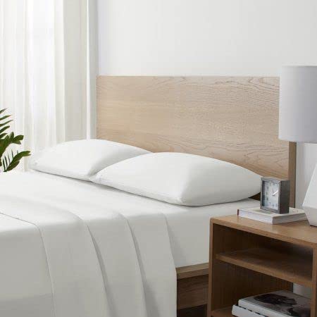 Plain White Cotton Premium King Size Bedsheet (108" x 108") 600TC