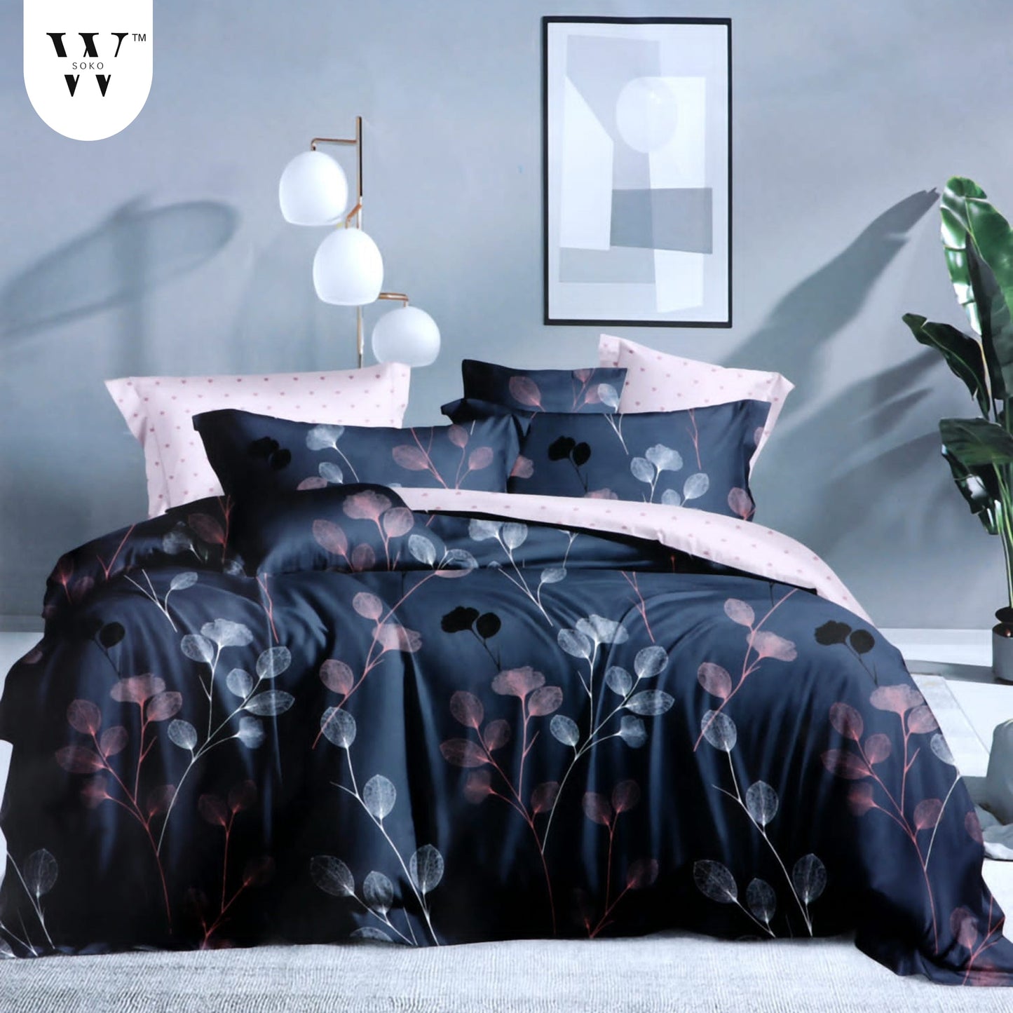 Savonne Premium Single Bedsheet (60" x 90")- 144 TC