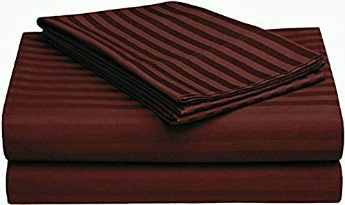 Dark Maroon Premium King Size Bedsheet (108" x 108") 300 TC