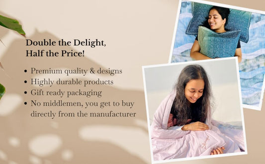 Solaria Premium King Size Bedsheet (108" x 108") - 400 TC