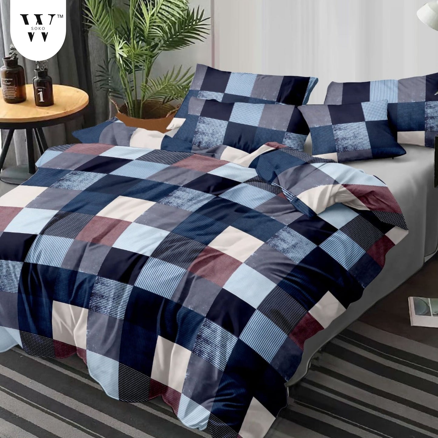 Avencia Premium Single Bedsheet (60" x 90")- 144 TC