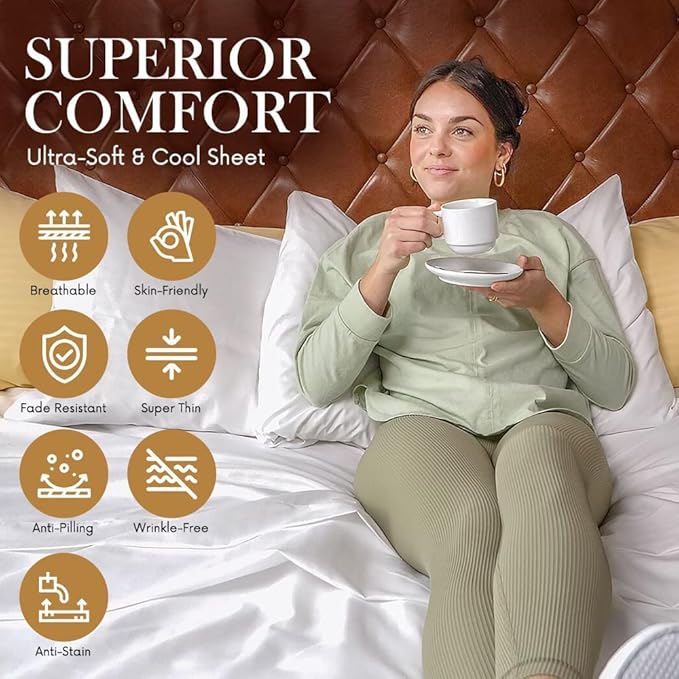 Pristine Premium Double Bedsheet (90" x 100") - 300 TC