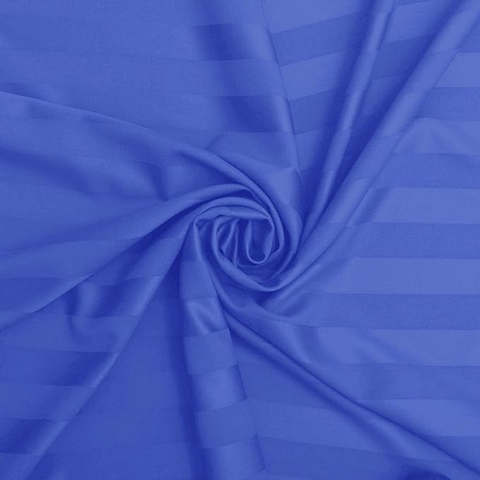 Royal Blue Plain Premium King Size Bedsheet (108" x 108") - 400 TC