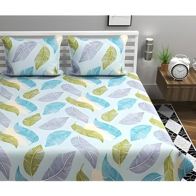 Quori Premium King Size Bedsheet (108" x 108"): 400 TC