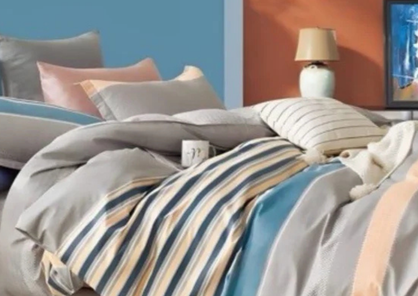 Lavonisse Premium King Size Bedsheet (108" x 108") - 400 TC
