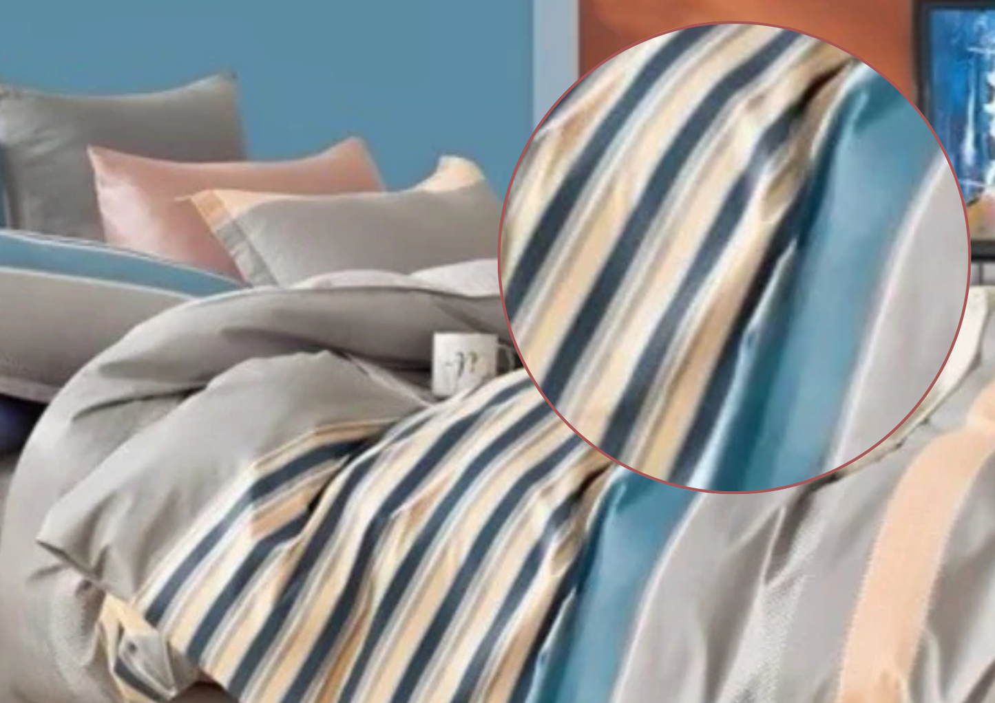 Lavonisse Premium King Size Bedsheet (108" x 108") - 400 TC