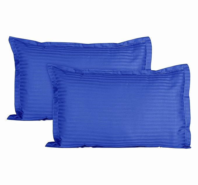 Royal Blue Plain Premium King Size Bedsheet (108" x 108") - 400 TC