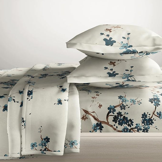 Orlena Premium King Size Bedsheet (108" x 108") - 400 TC