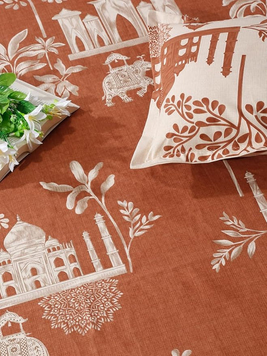 Cresara Premium King Size Bedsheet (108" x 108") - 400 TC