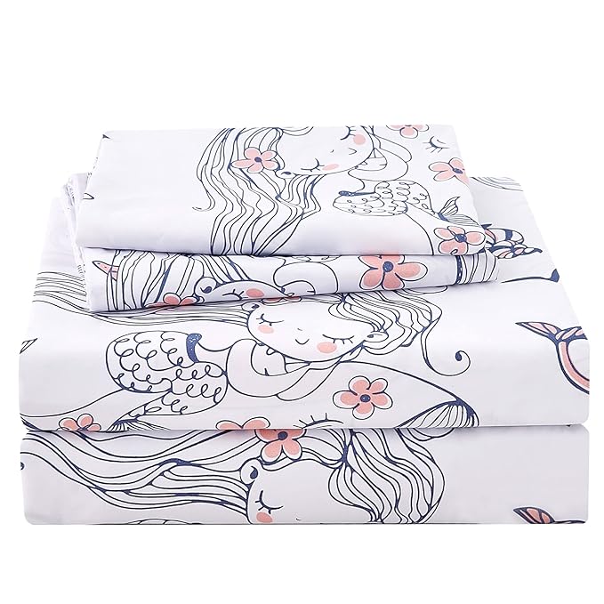 Marlynn Premium King Size Bedsheet (108" x 108") 300 TC