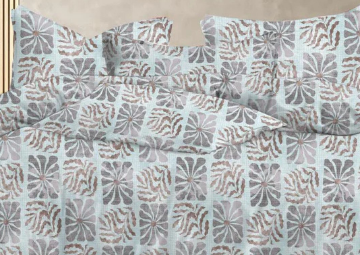 Veyora Premium King Size Bedsheet (108" x 108") 300 TC