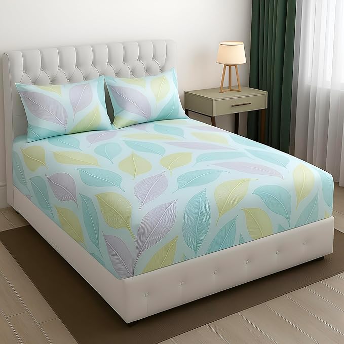 Quori Premium King Size Bedsheet (108" x 108"): 400 TC