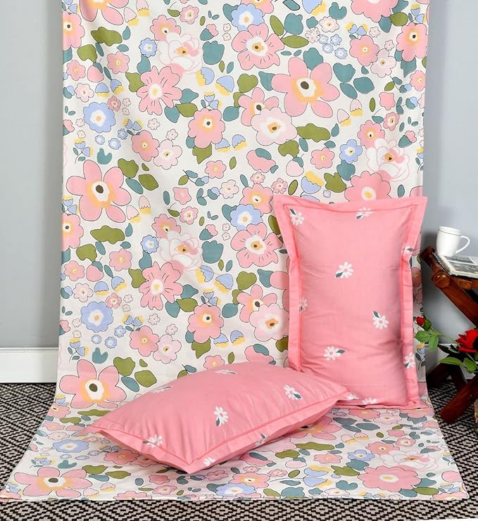 Solirrae Premium King Size Bedsheet (108" x 108") 300 TC