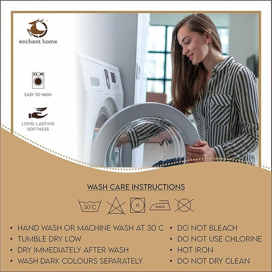 Cresvianne Premium Queen Size Bedsheet (90" x 100") 300 TC