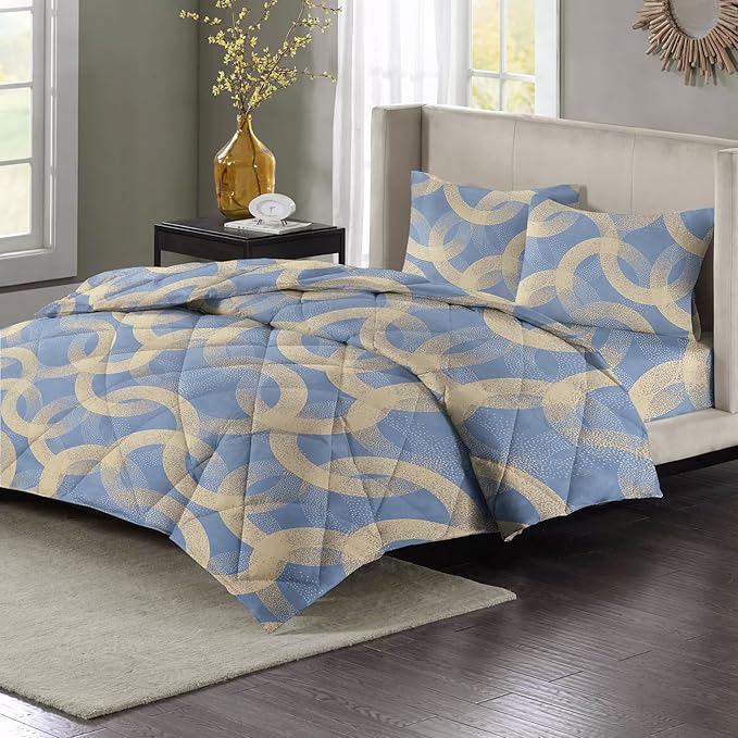 Xilvia Premium King Size Bedsheet (108" x 108"): 400 TC