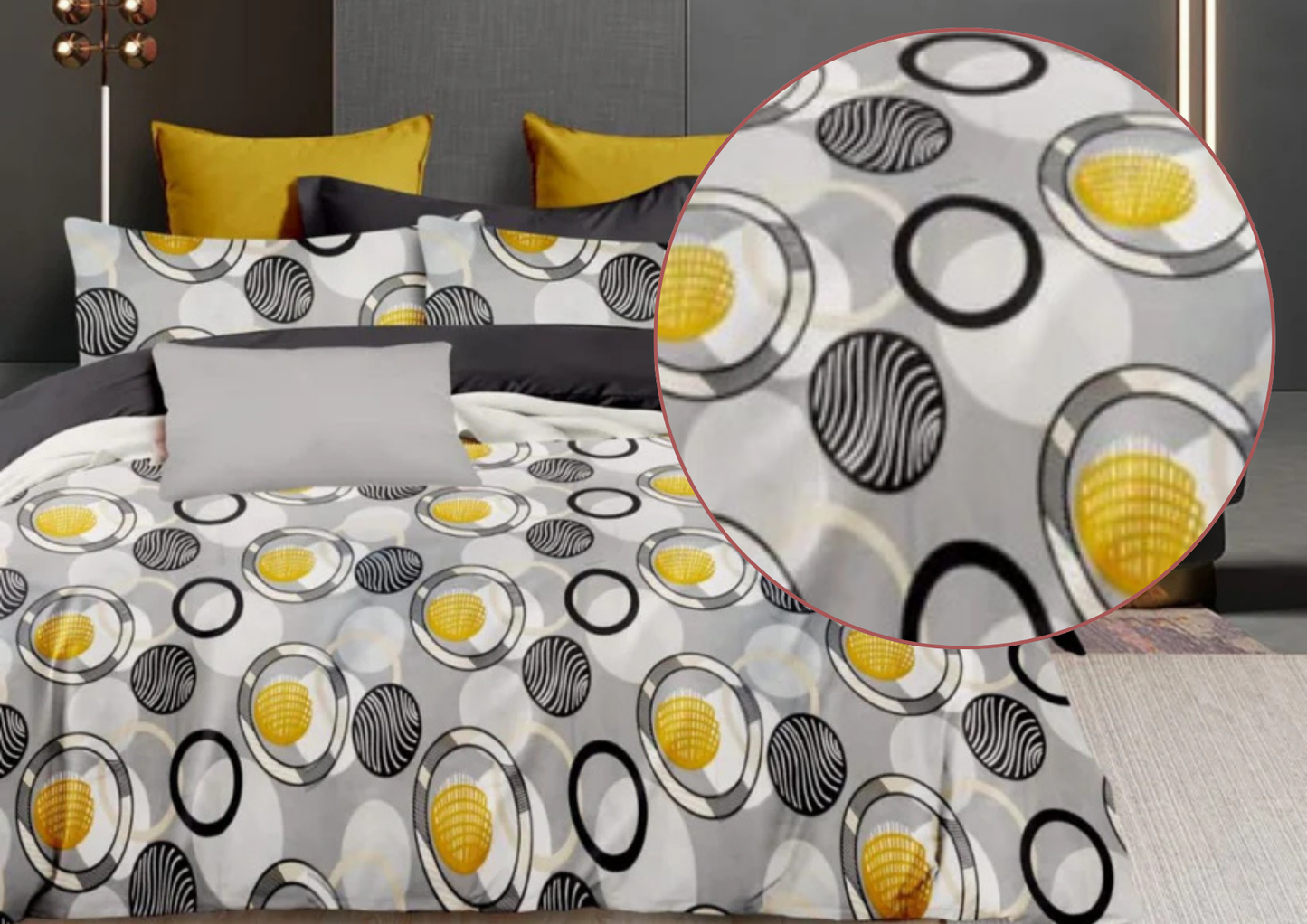 Plenora Premium King Size Bedsheet (108" x 108"): 400 TC