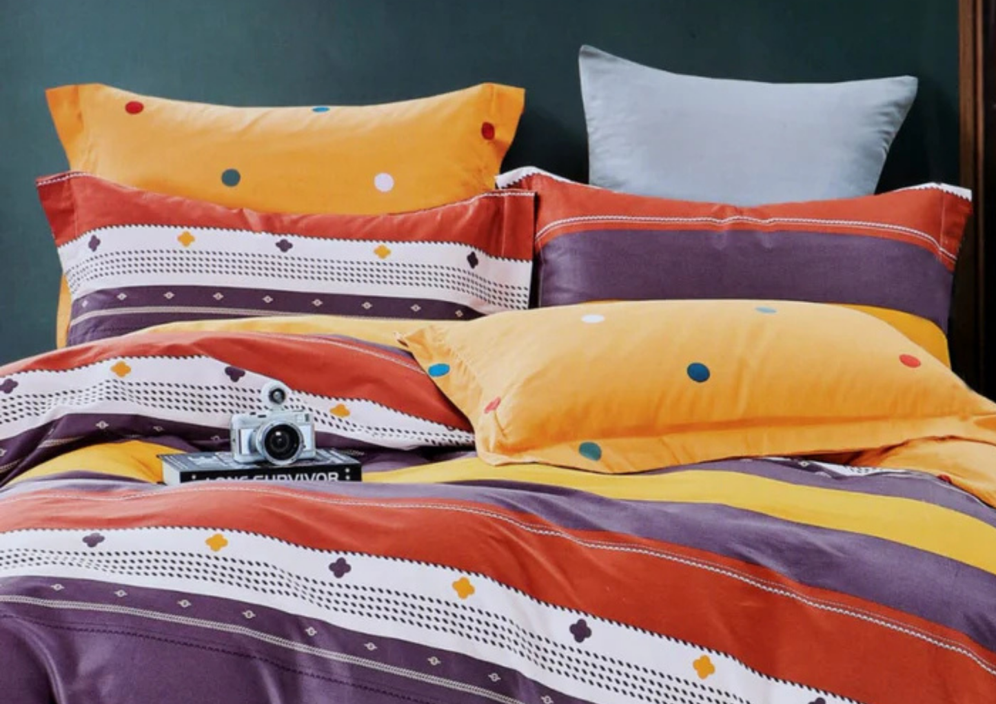 Belisrae Premium King Size Bedsheet (108" x 108") - 400 TC
