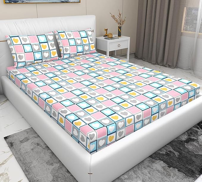Zafira Premium Double Bedsheet (90" x 100") - 300 TC