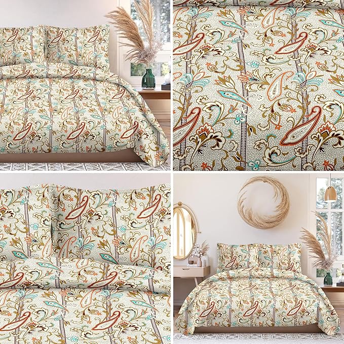 Dianae Premium King Size Bedsheet (108" x 108") - 400 TC