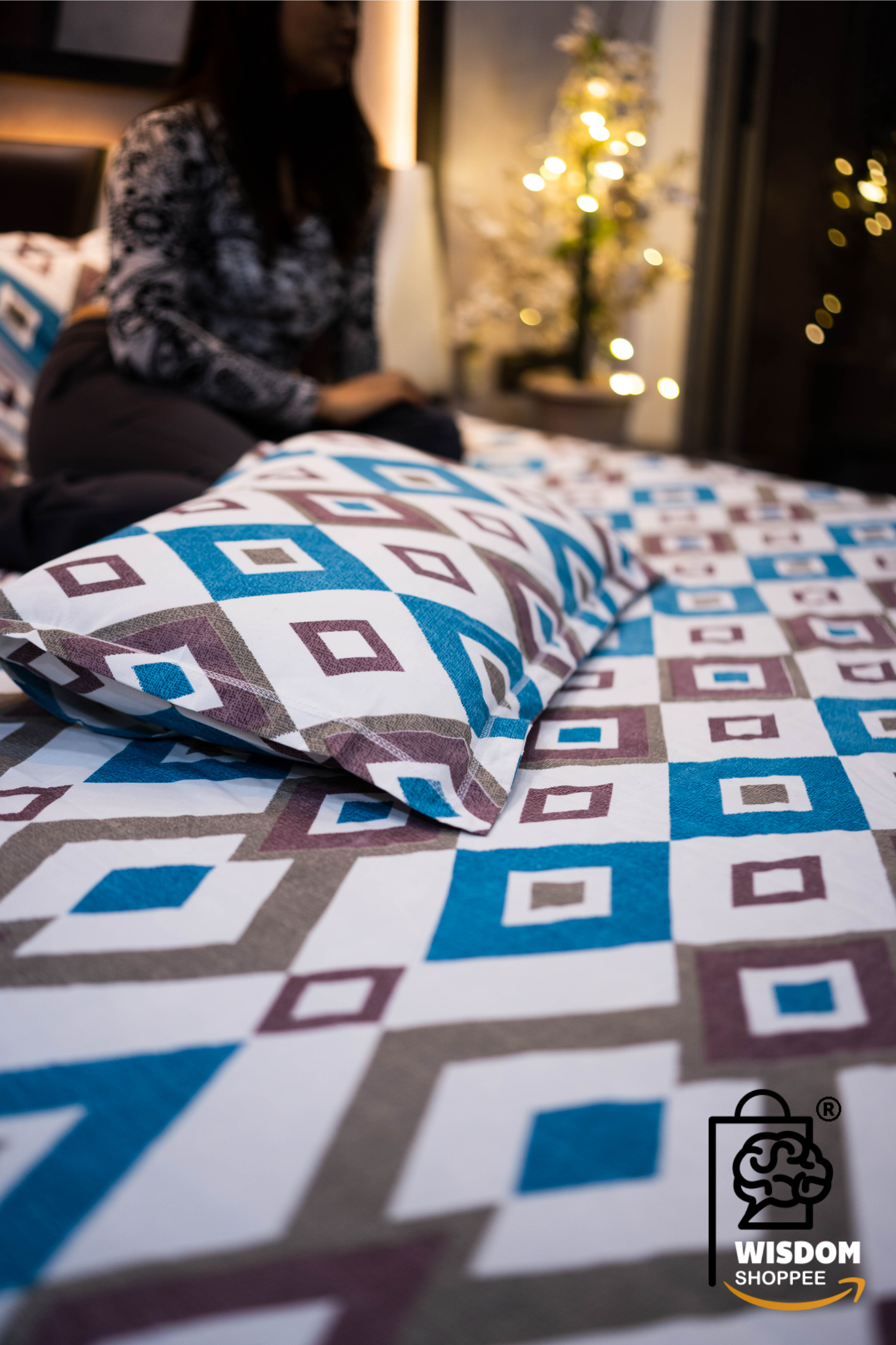 Zenissa Premium King Size Bedsheet (108" x 108") 400TC