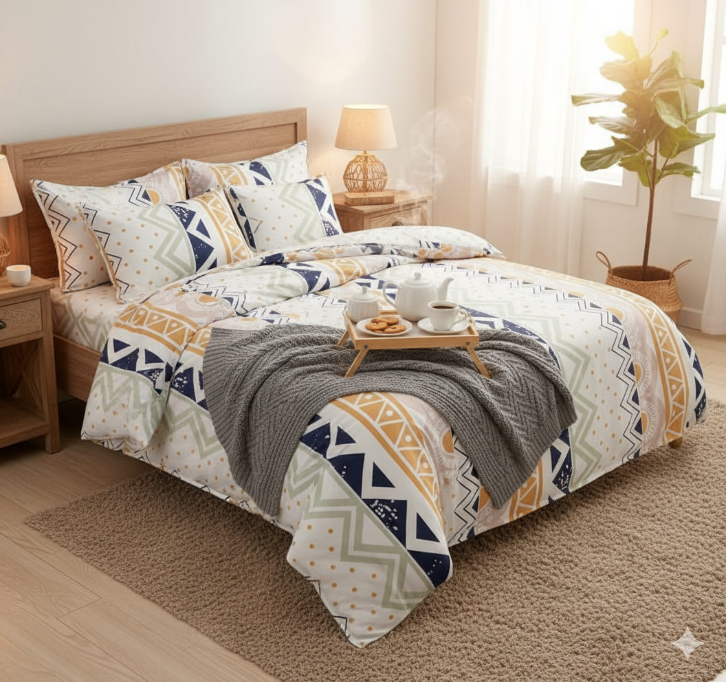 Lumierra Premium King Size Bedsheet (108" x 108") 400 TC