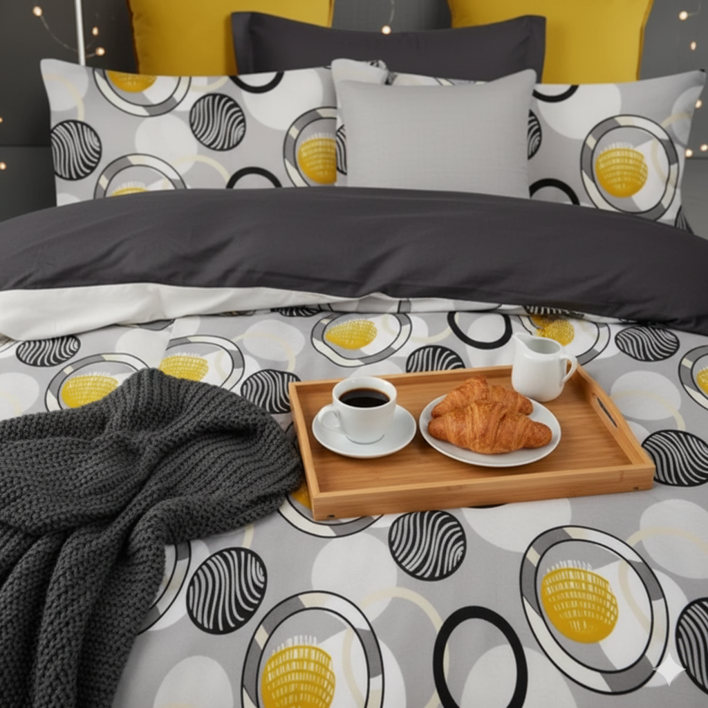 Plenora Premium King Size Bedsheet (108" x 108"): 400 TC