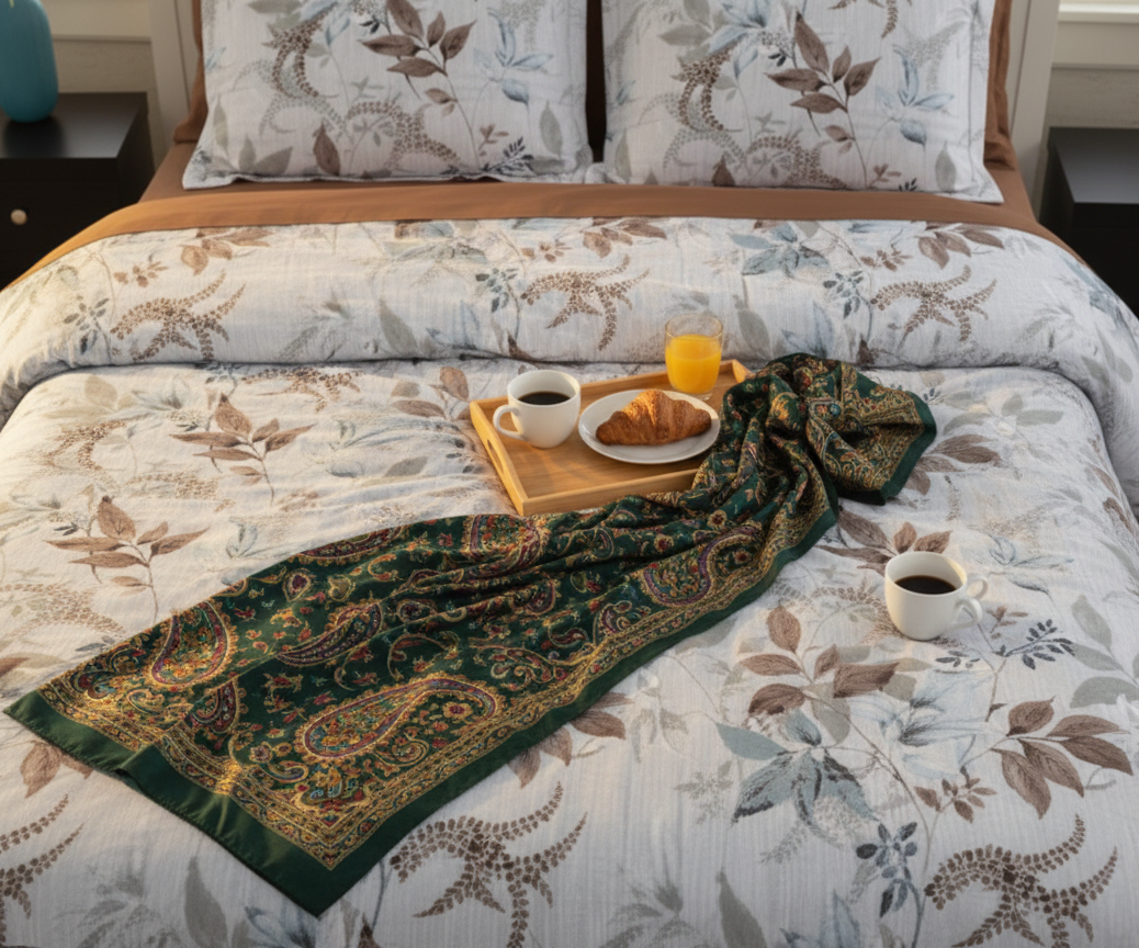 Pristine Premium King Size Bedsheet (108" x 108") - 300 TC