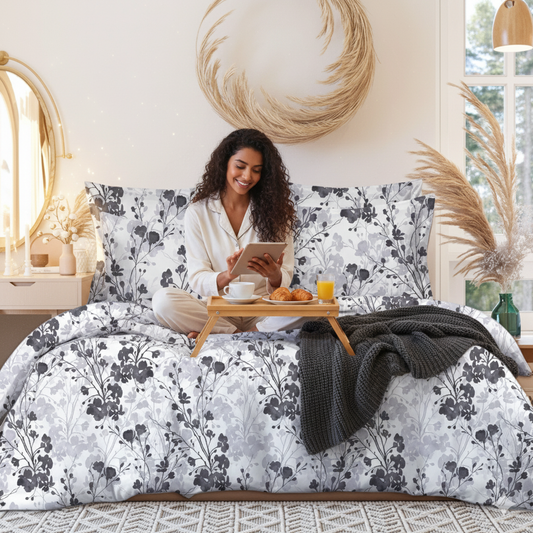 Bellovra Premium King Size Bedsheet (108" x 108") - 400 TC