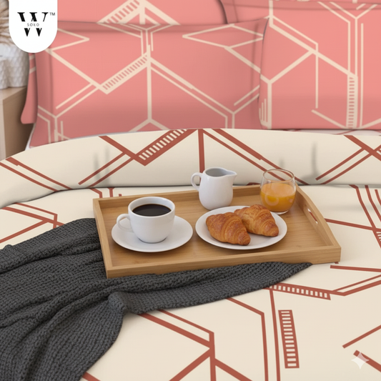 Crezia Premium King Size Bedsheet (108" x 108") - 400 TC