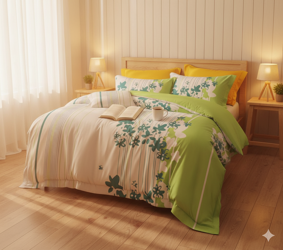 Cresoria Premium King Size Bedsheet (108" x 108") 400 TC