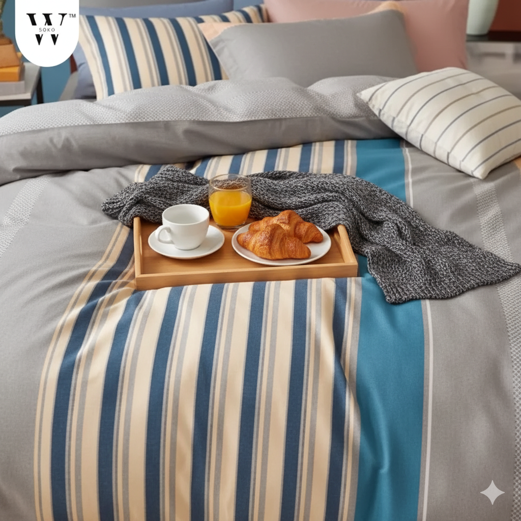 Lavonisse Premium King Size Bedsheet (108" x 108") - 400 TC