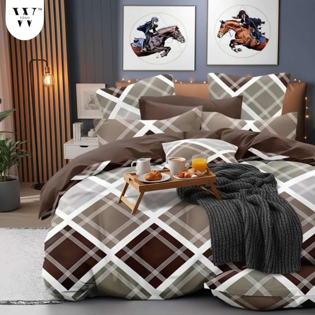 Aurenise Premium King Size Bedsheet (108" x 108") - 400 TC