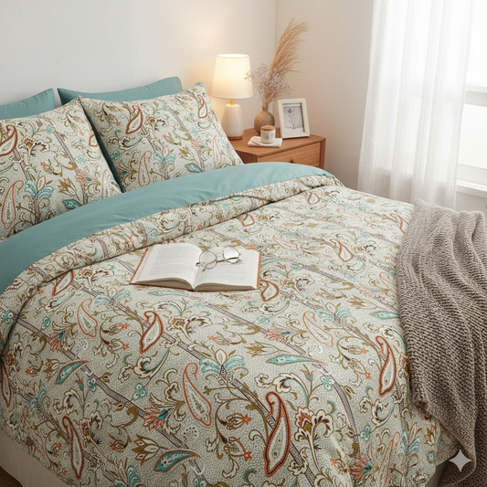 Dianae Premium King Size Bedsheet (108" x 108") - 400 TC