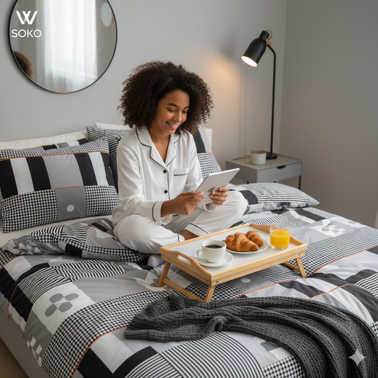 Dreama Premium King Size Bedsheet (108" x 108"): 400 TC