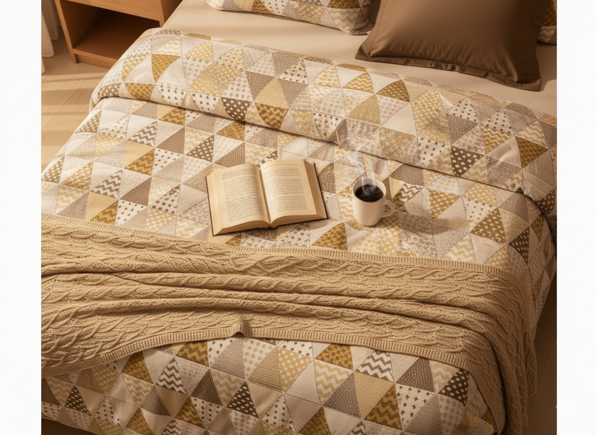 Avelline Premium King Size Bedsheet (108" x 108")- 400 TC