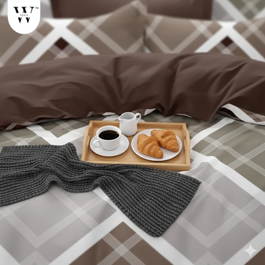 Aurenise Premium King Size Bedsheet (108" x 108") - 400 TC