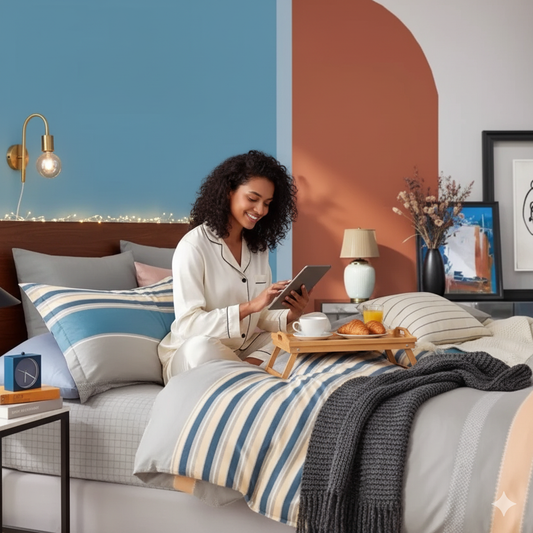 Lavonisse Premium King Size Bedsheet (108" x 108") - 400 TC