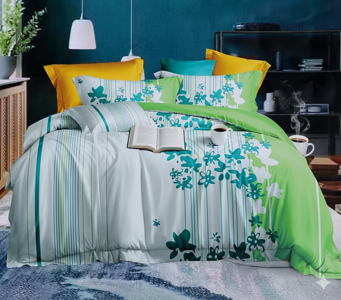 Cresoria Premium King Size Bedsheet (108" x 108") 400 TC