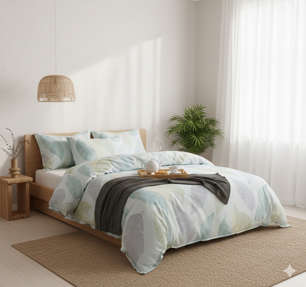 Quori Premium King Size Bedsheet (108" x 108"): 400 TC