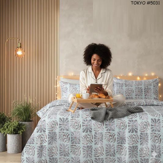 Veyora Premium King Size Bedsheet (108" x 108") 300 TC