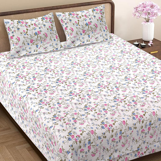 Morni Jaipuri Block Print - 400 TC - King Size (108 x 108)