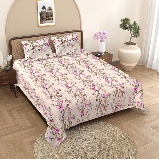 Tashan Jaipuri Block Print - 400 TC - King Size (108 x 108)