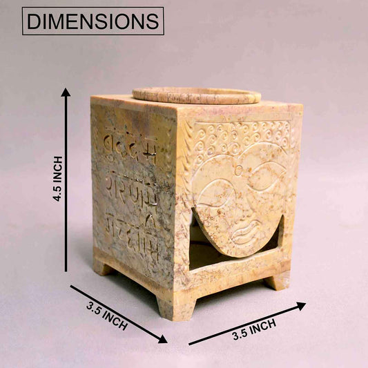 Buddha Aroma Oil Diffuser (Marble Soapstone)