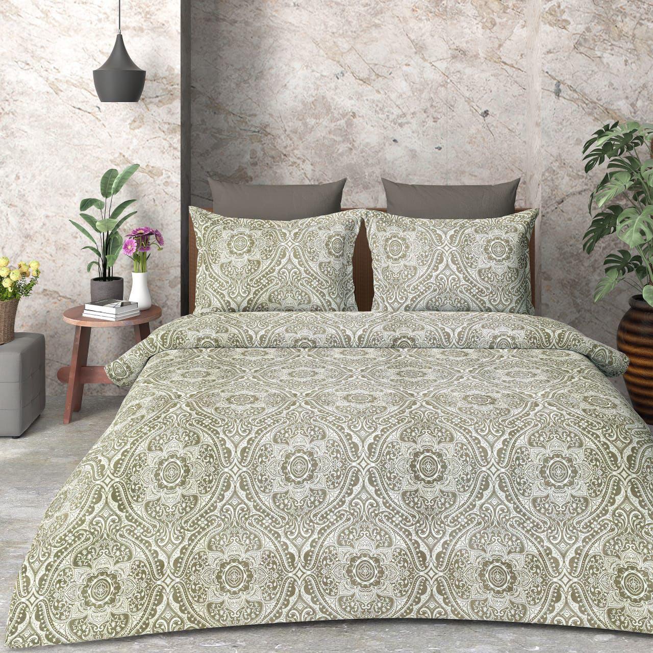 Trinelle Premium Queen Size Bedsheet (90" x 100") 300 TC