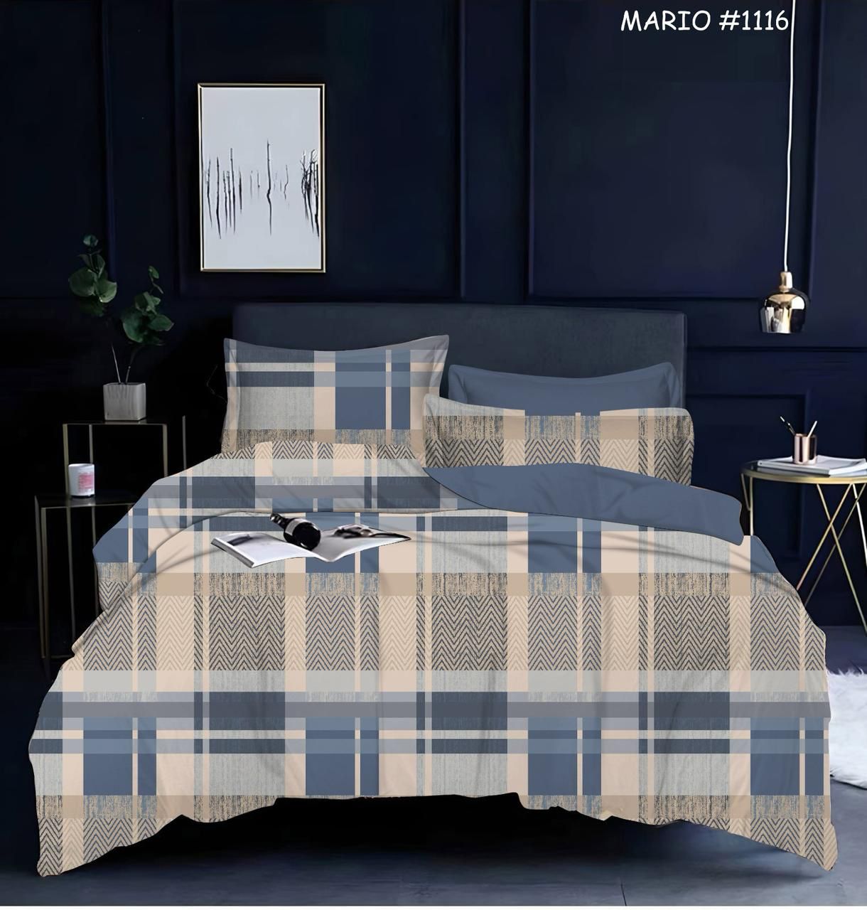 Elirra Premium Queen Size Bedsheet (90" x 100") 300 TC